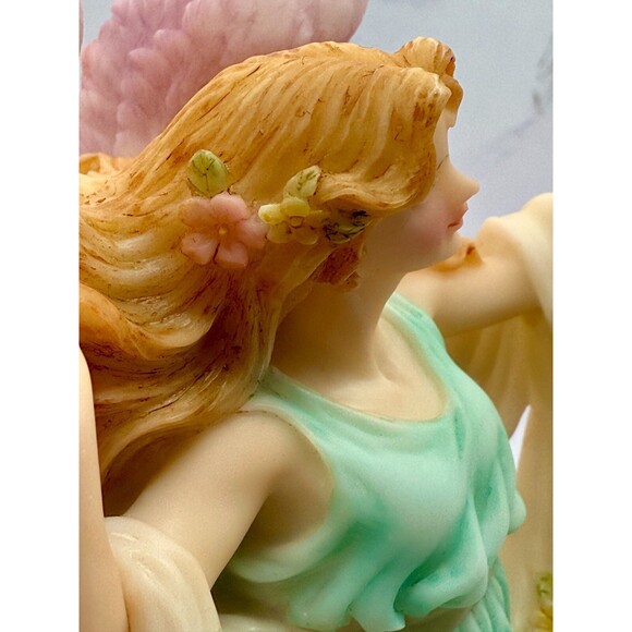 Seraphim Classics “Chelsea" Summer’s Delight” Angel Figurine by Roman #78048 - Picture 8 of 16